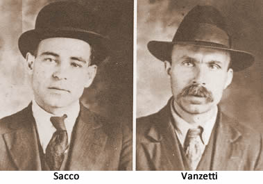 Sacco y Vanzetti.